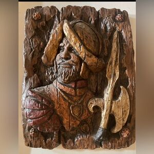 Vintage Spanish Conquistador 3D wall plaque